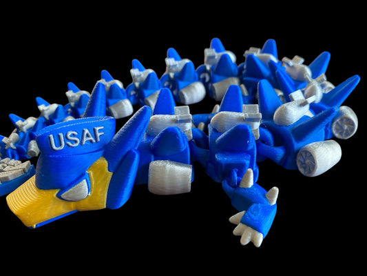 🛩️🔥 Soar with Power — The United States Air Force Dragon by Steven Wolf Studios 🔥🛩️
