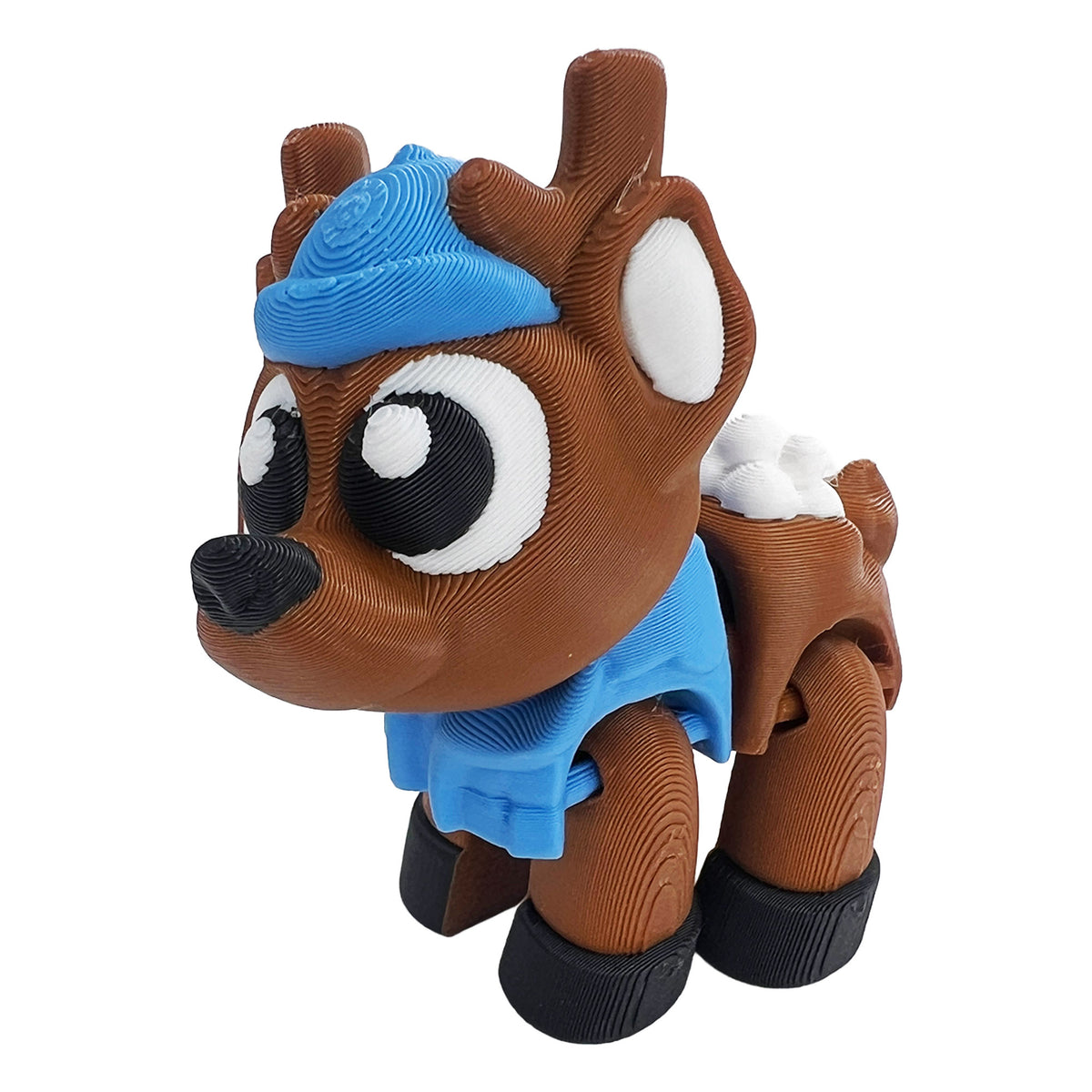 Reindeer Bundle Set with Sleigh – 3D Printed Christmas Collection