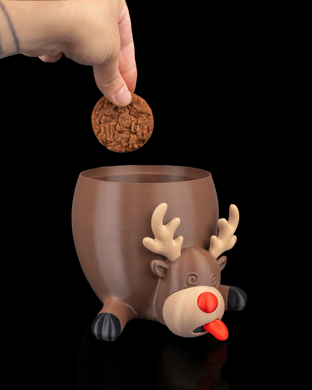 Reindeer Treats Container – Sweet Enough for Santa’s Crew!