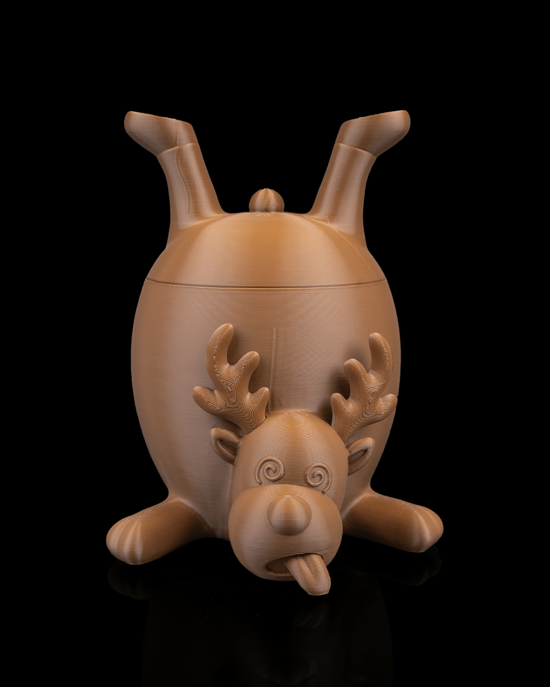 Reindeer Treats Container – Sweet Enough for Santa’s Crew!