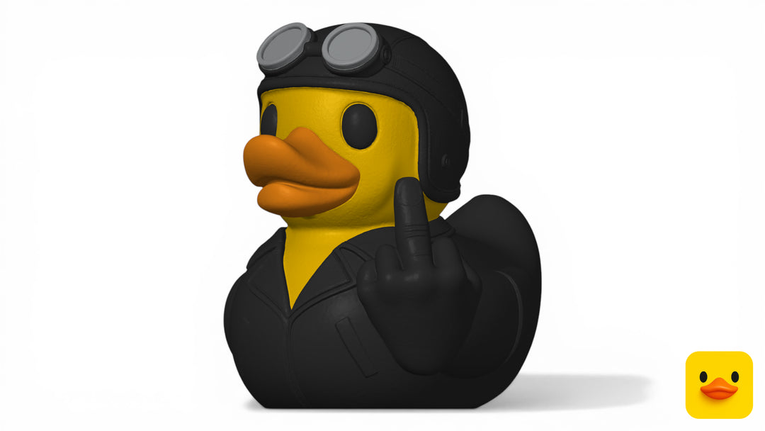 Rude Biker Duck