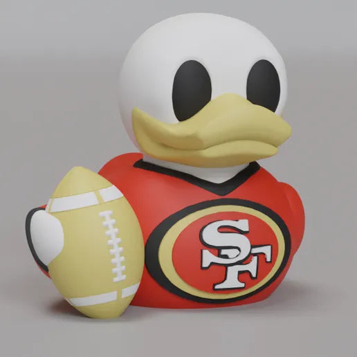 San Francisco 49ers Football Duck