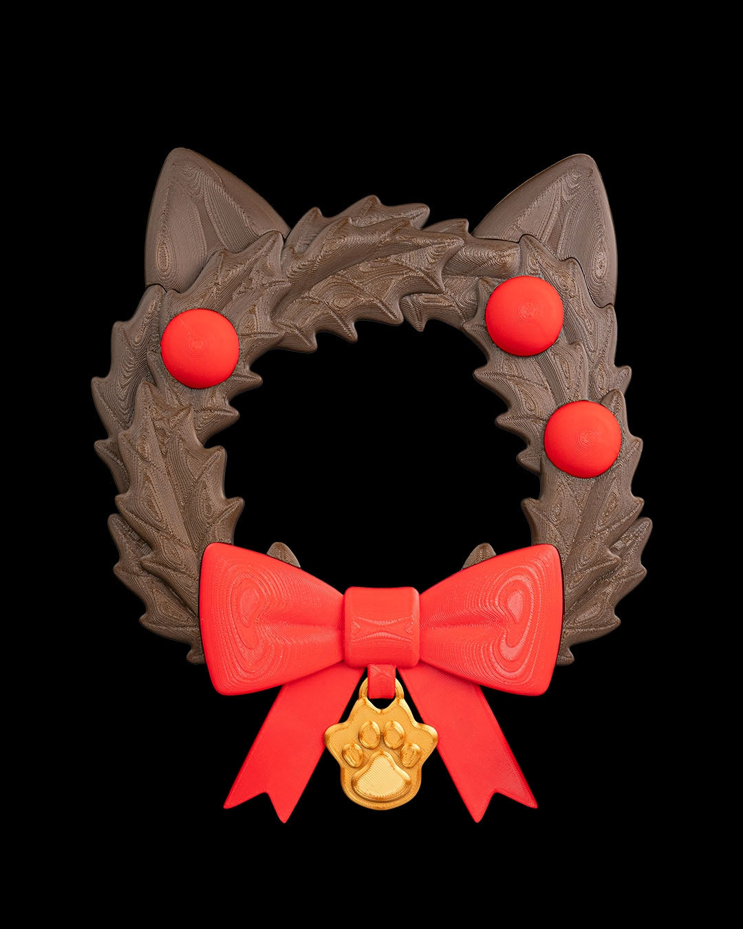 Santa Claws Wreath – A Purrfectly Festive Welcome!