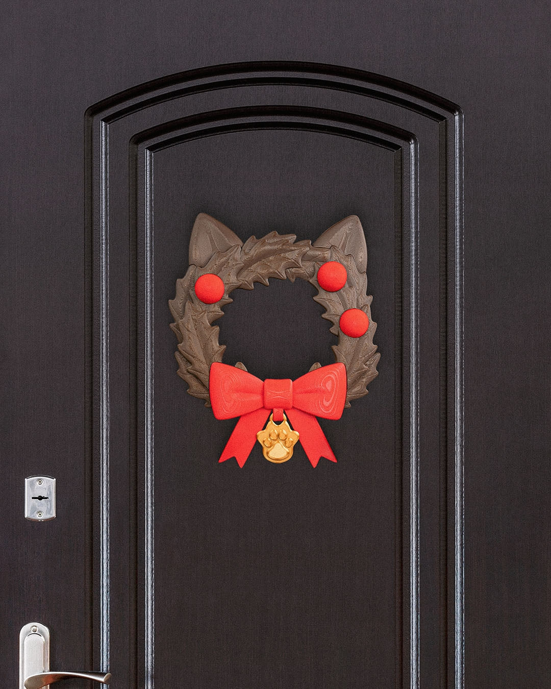 Santa Claws Wreath – A Purrfectly Festive Welcome!