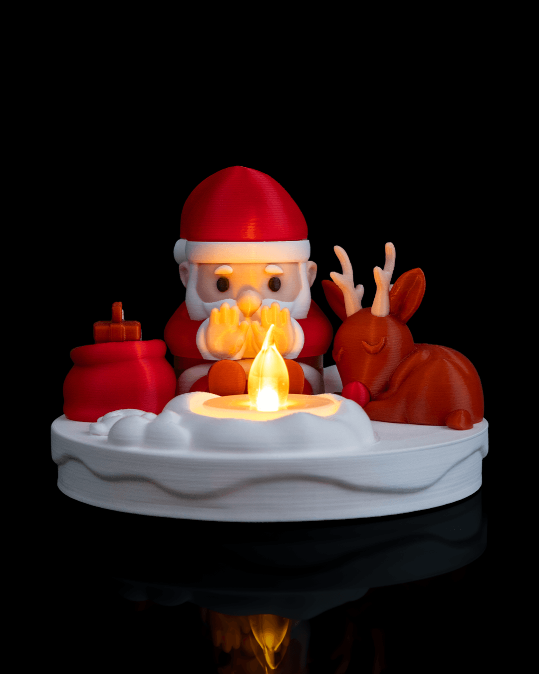 Santa’s Bonfire – Table Lamp