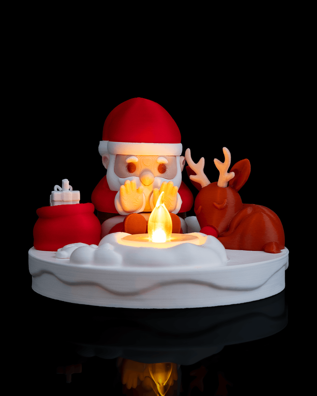 Santa’s Bonfire – Table Lamp