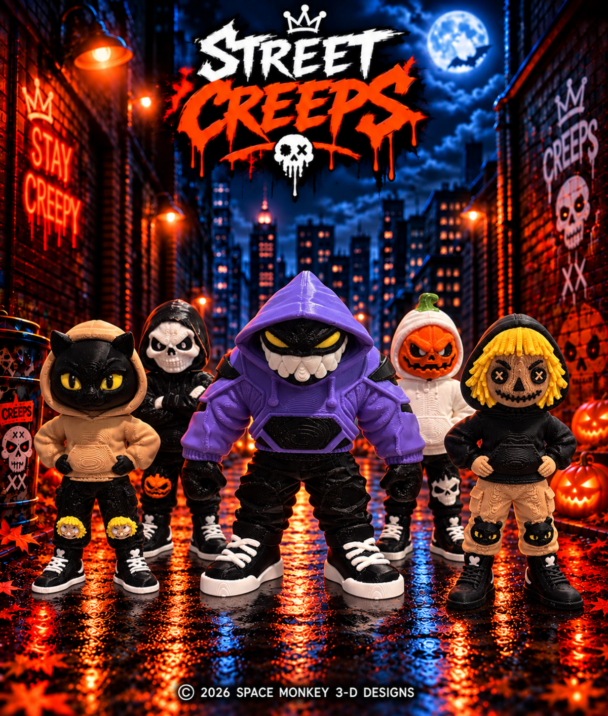 Street Creeps Collection – Sold Individually