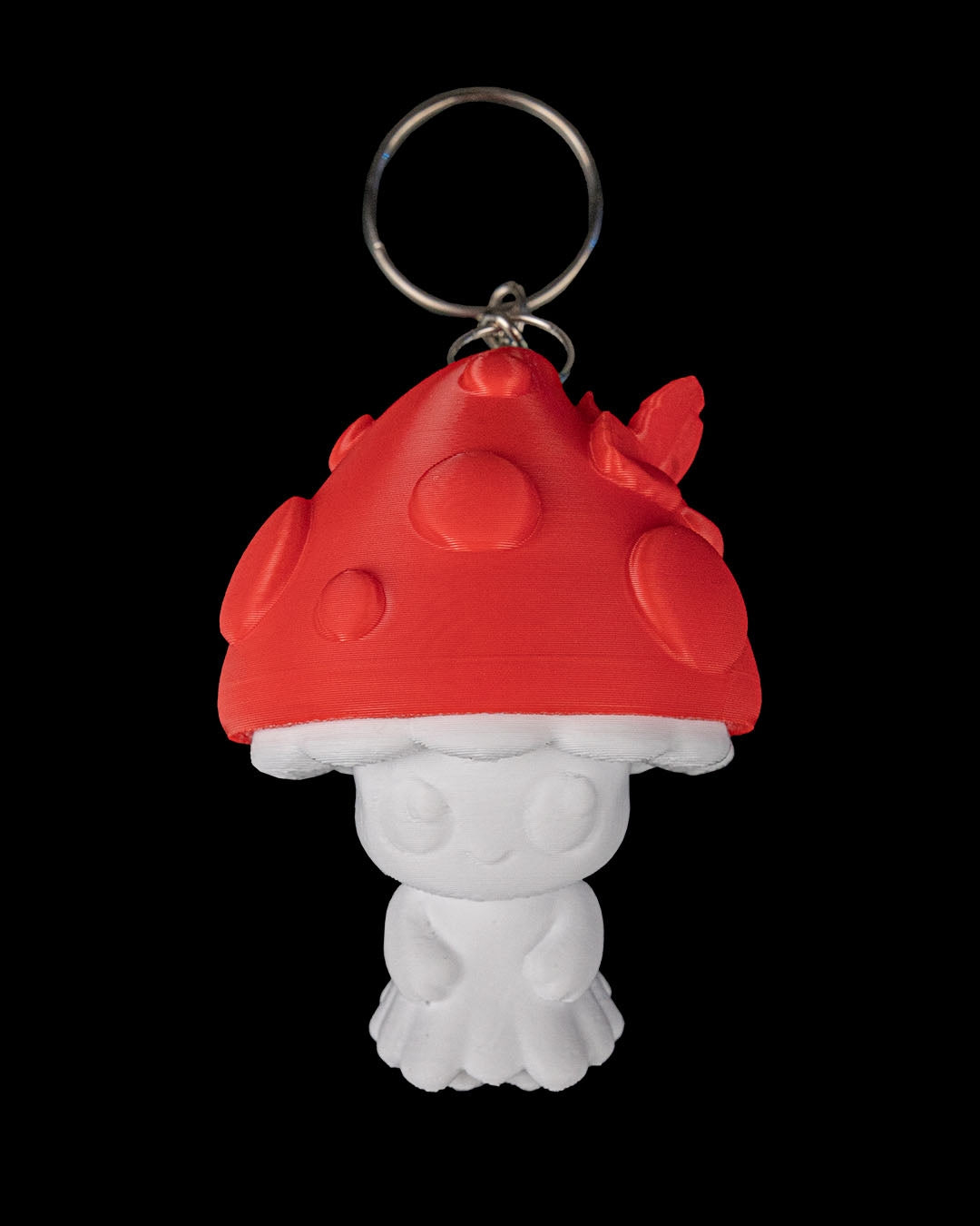🍄 Shime, the Mushroom Spirit Keychain or Bookbag Charm