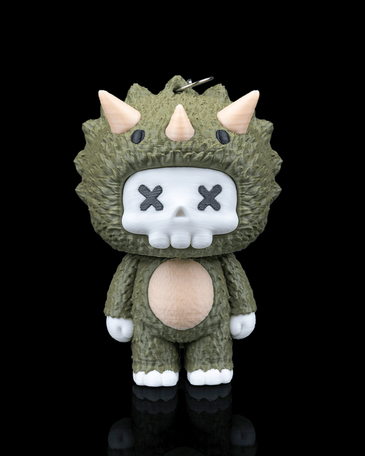 🦖💀 Meet Trixie – The Dino-Pajama Daydreamer!