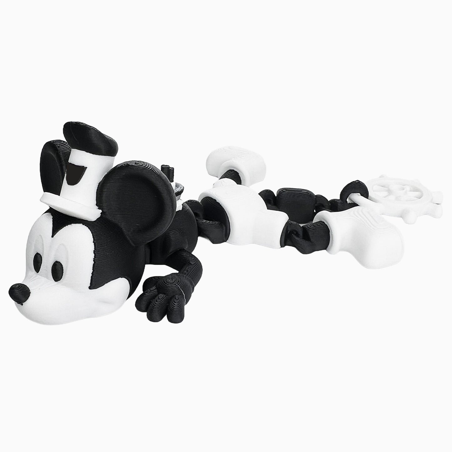 Steamboat Willie Dragon – 3D Printed Collectible