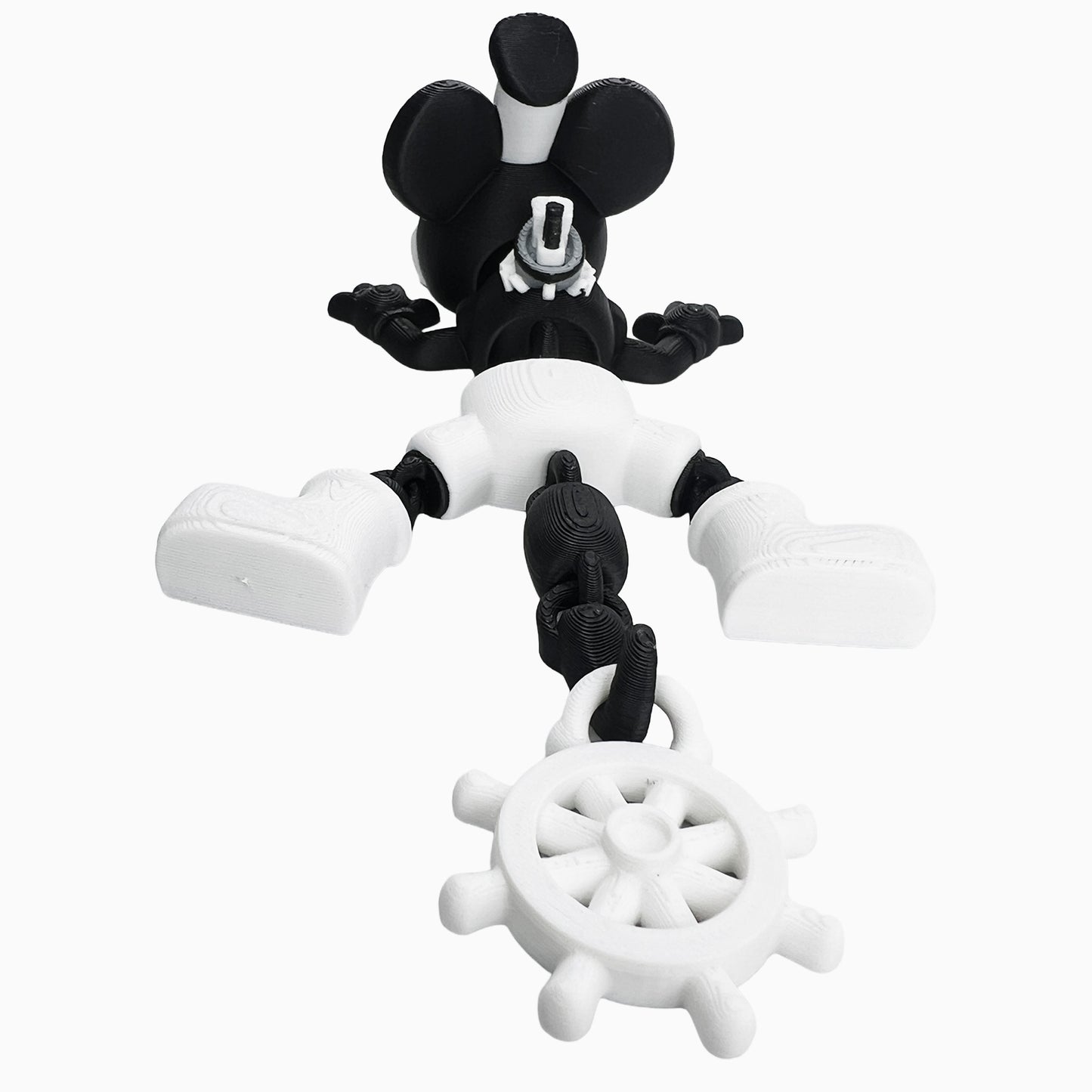 Steamboat Willie Dragon – 3D Printed Collectible