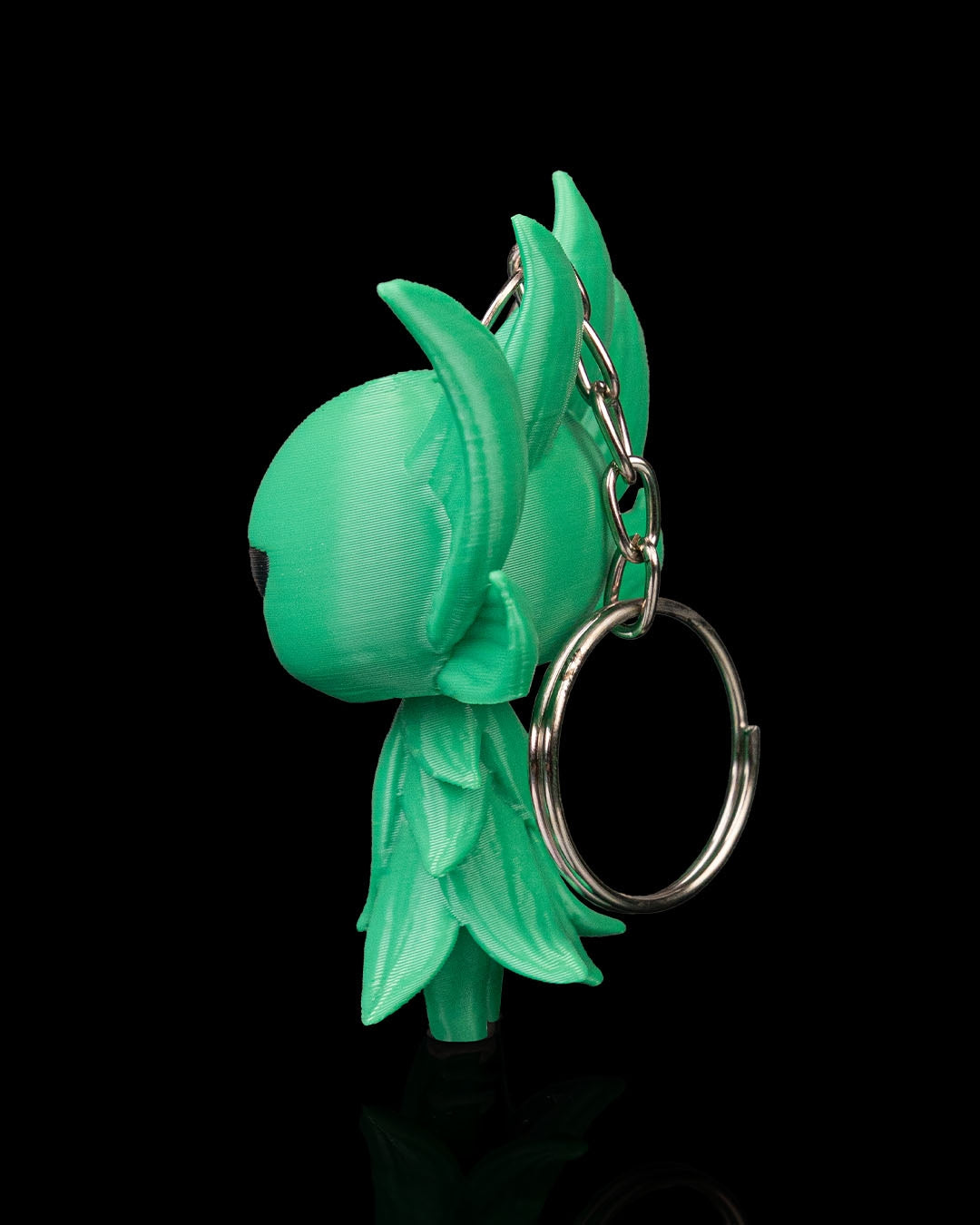 🍃 Sylvi, the Leaf Spirit Keychain or Bookbag Charm