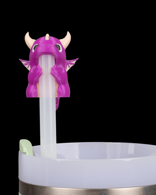 Thirst Slayer – Straw Topper & Charm