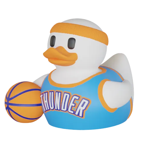 Oklahoma City Thunder Basketball Duck