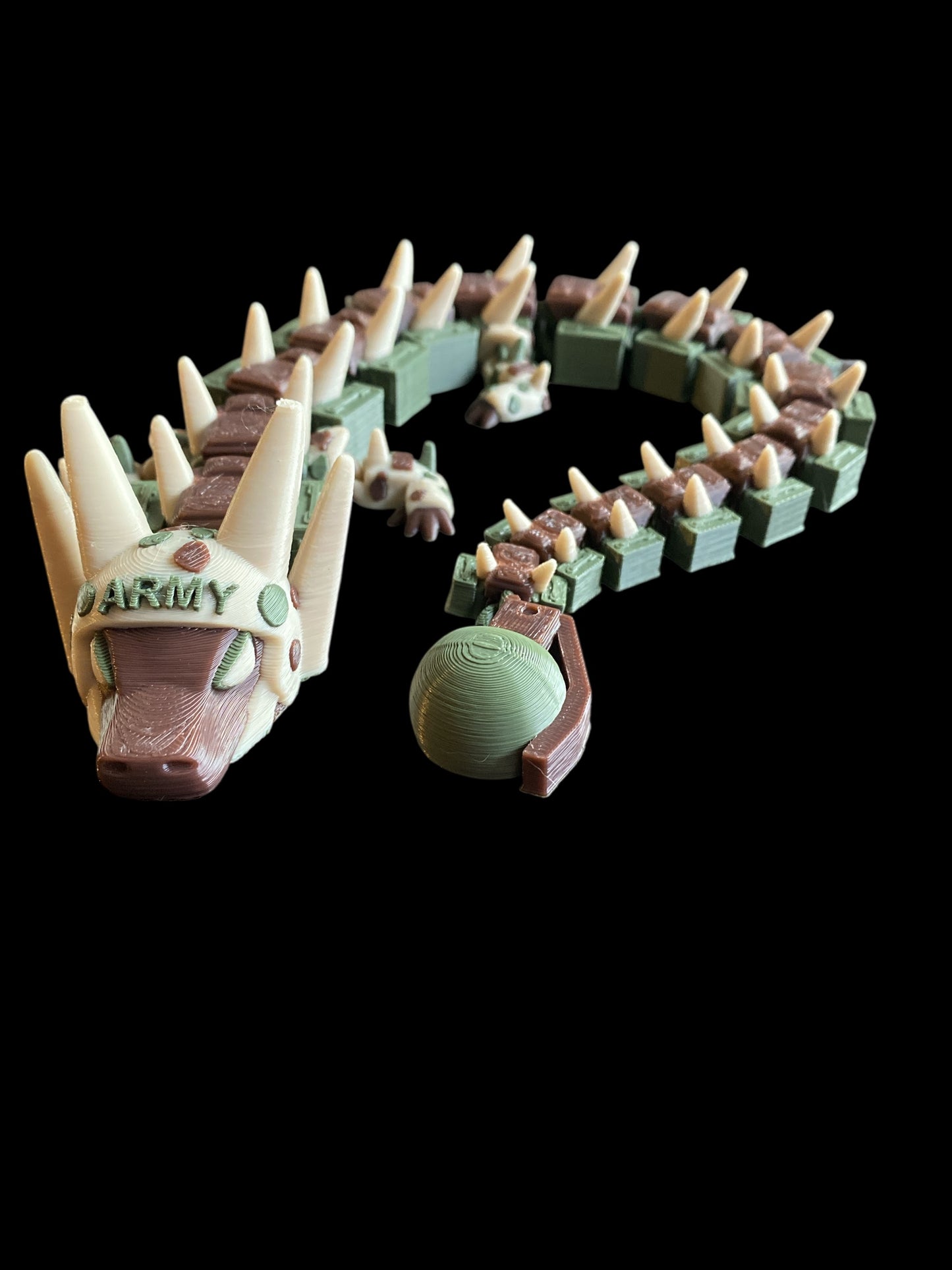 The U.S. Army Dragon – 18 Inches of Tactical Power 🐉 Designed by Steven Wolf Studio