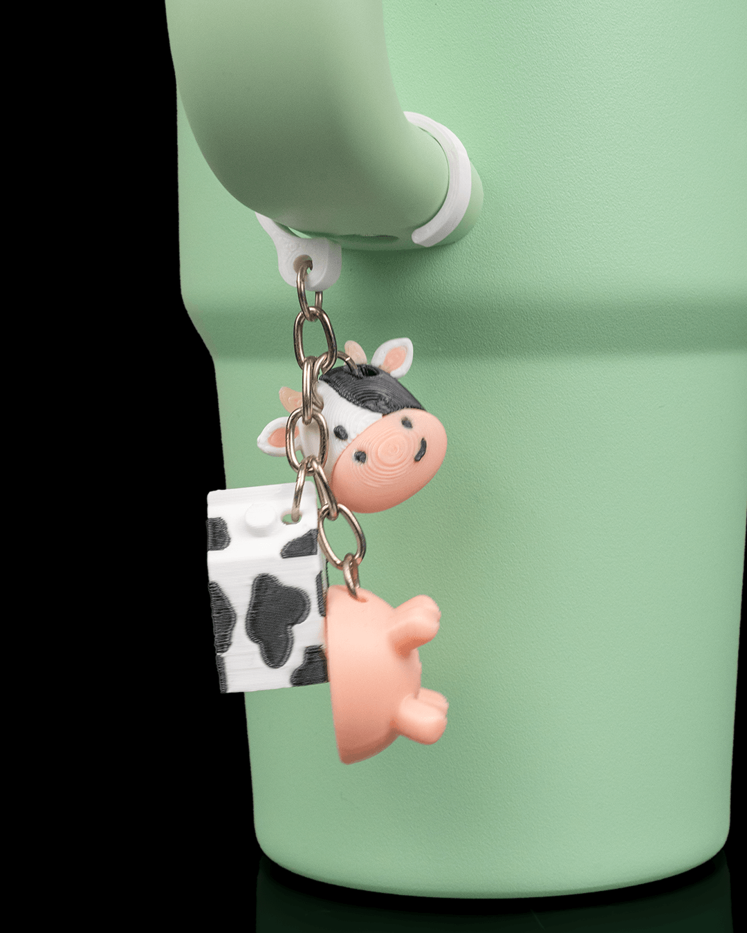 Udderly Thirsty – Straw Topper & Charm