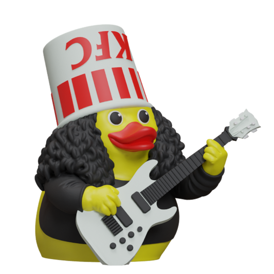 KFC Rocker Buckethead Duck — Loud, Legendary, and Totally Quirky!