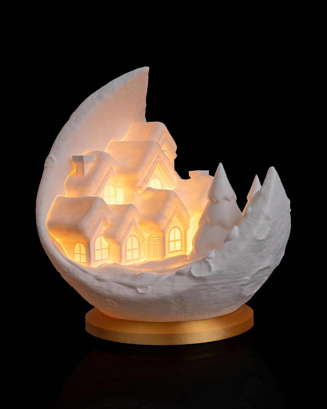 Village on the Moon – Table Lamp