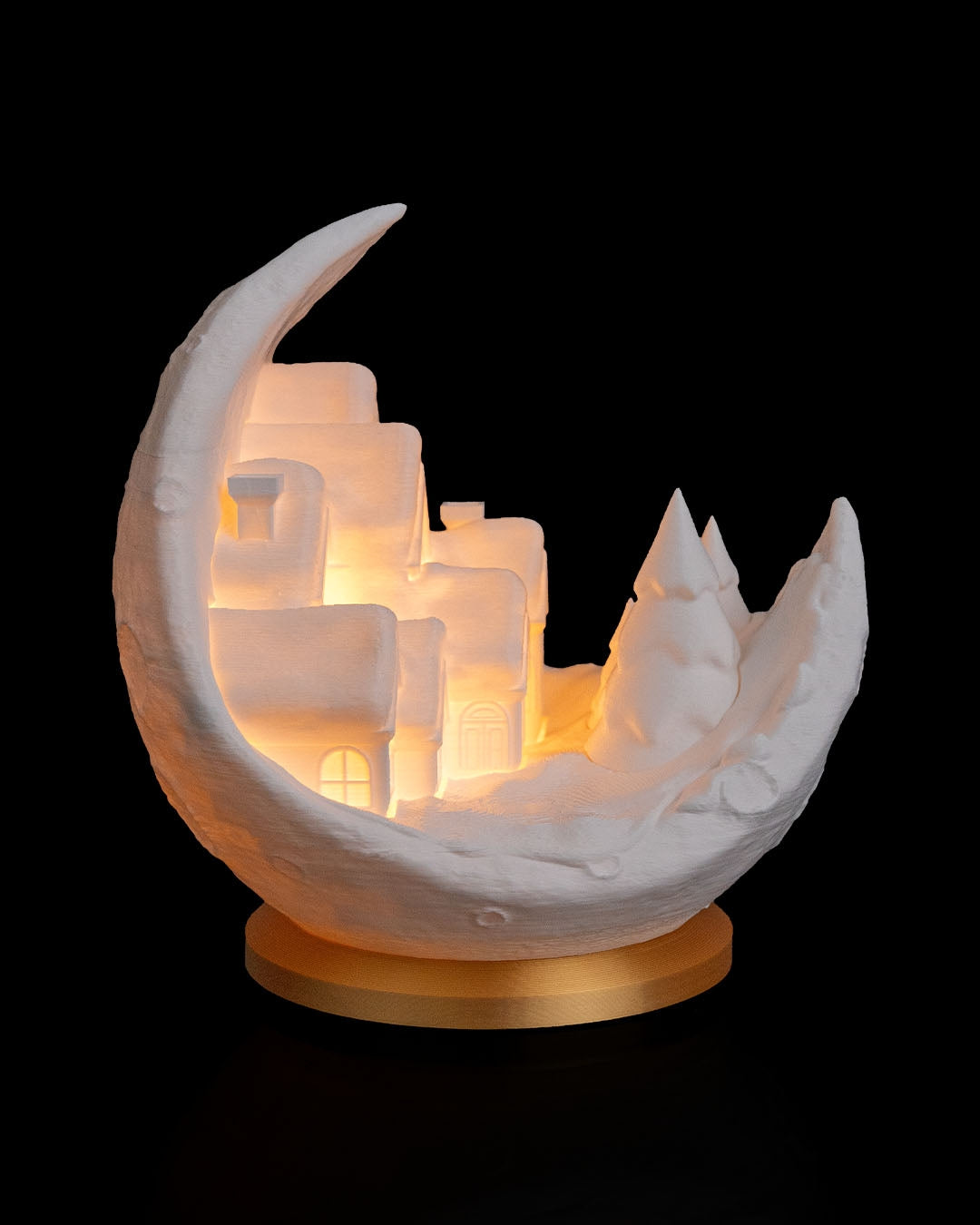 Village on the Moon – Table Lamp