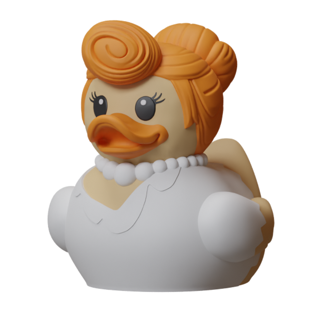 Wilma Flintstone Duck — Prehistoric Style with Timeless Charm!