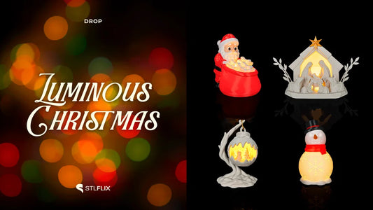 Luminous Christmas Collection - Holiday Table Lamps