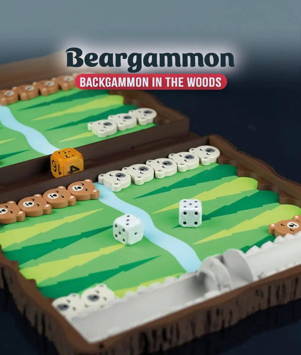 Forest Bears Backgammon Game