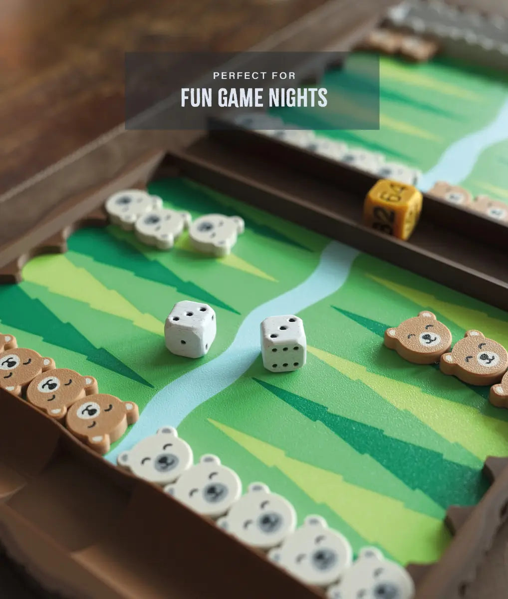 Forest Bears Backgammon Game