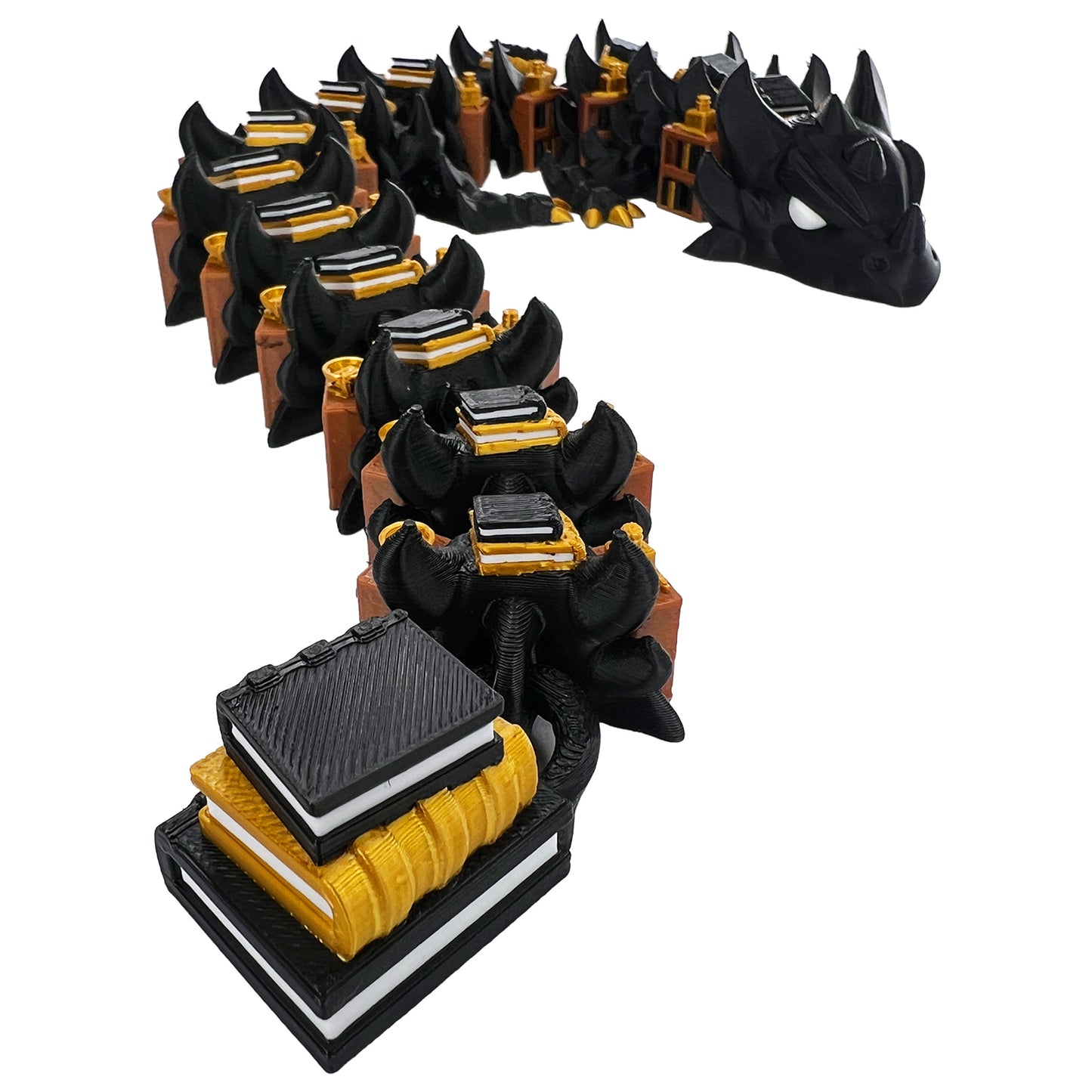 Book Dragon – 3D Printed Collectible