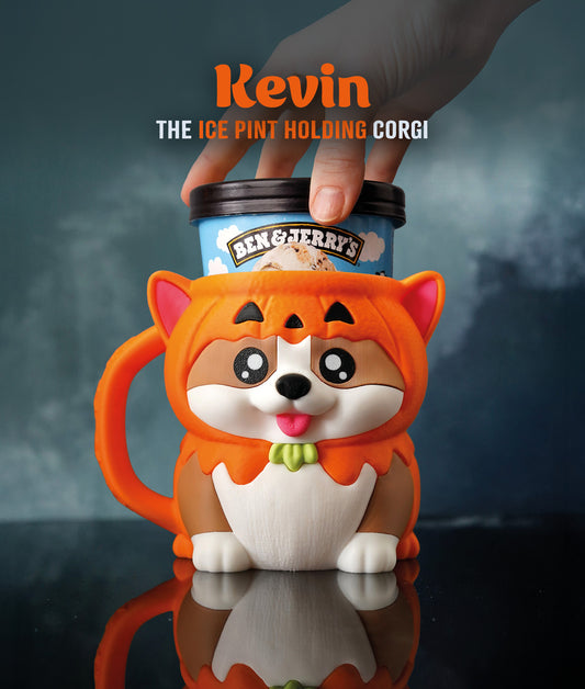 Kevin the Corgi Ice Cream Pint Holder