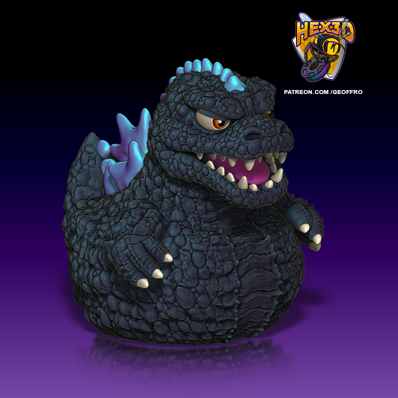 🦖 “King of the Quack Monsters!” 🌋 Godzilla Duck