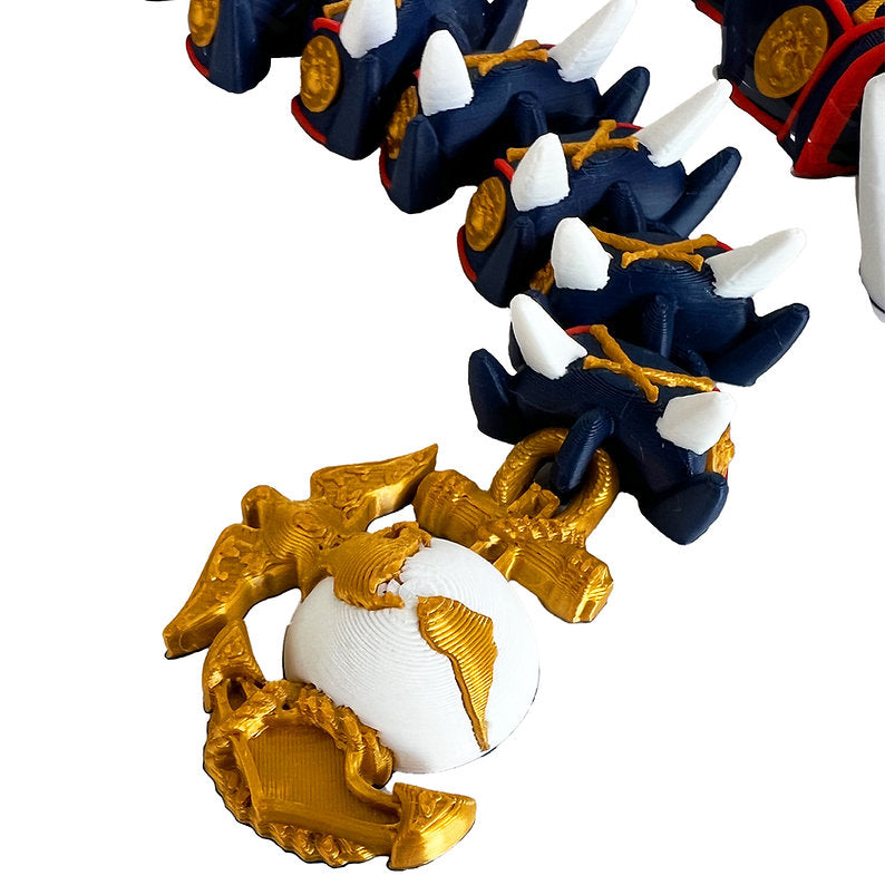 🦅 Reporting for Duty: The USMC Dragon, designed by Steven Wolf Studio 🐉