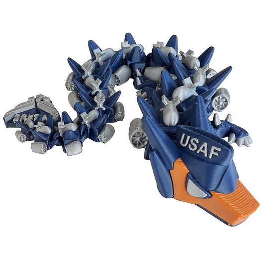 🛩️🔥 Soar with Power — The United States Air Force Dragon by Steven Wolf Studios 🔥🛩️