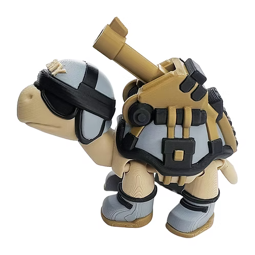 Army Tank Tortoise – 3D Printed Collectible