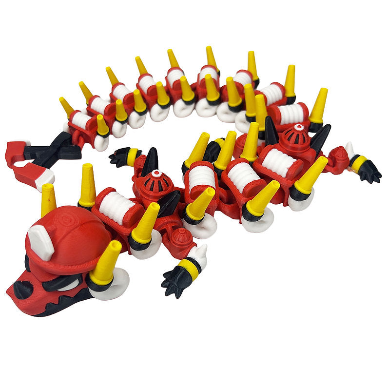 Firefighter Dragon – 3D Printed Collectible