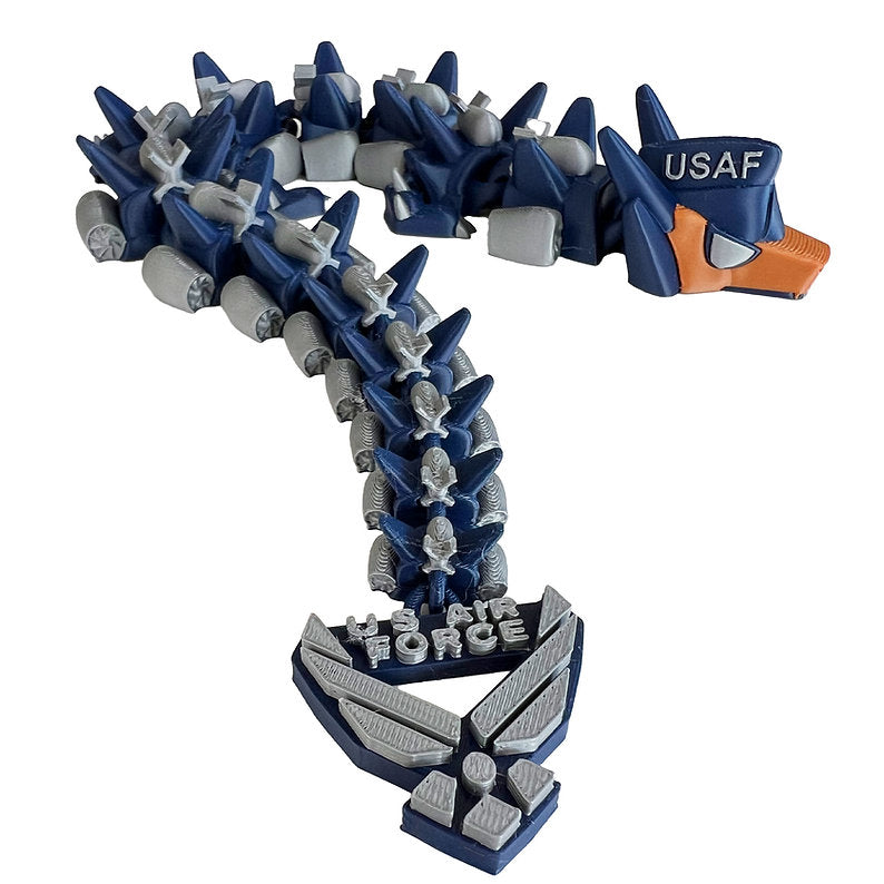 🛩️🔥 Soar with Power — The United States Air Force Dragon by Steven Wolf Studios 🔥🛩️