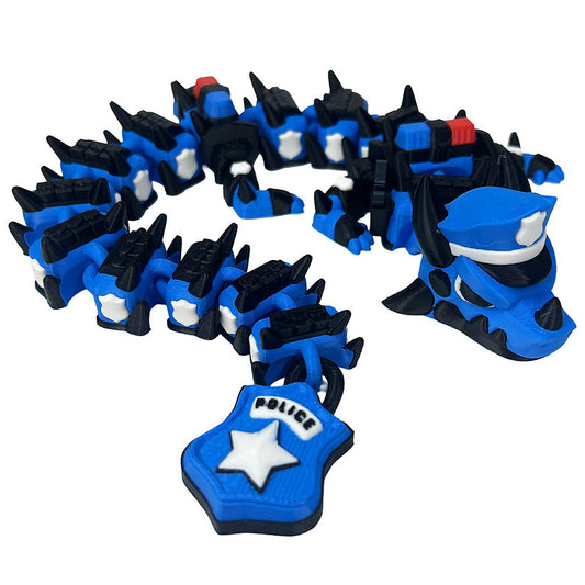 Police Dragon – 3D Printed Collectible