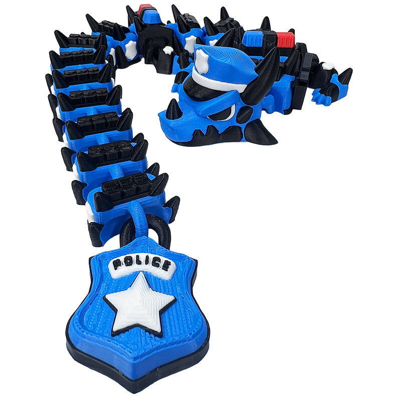 Police Dragon – 3D Printed Collectible