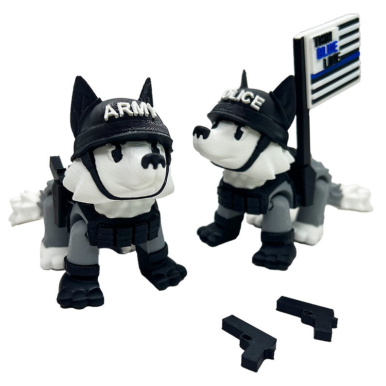 Duty Dog – 3D Printed Collectible