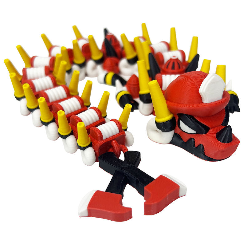 Firefighter Dragon – 3D Printed Collectible