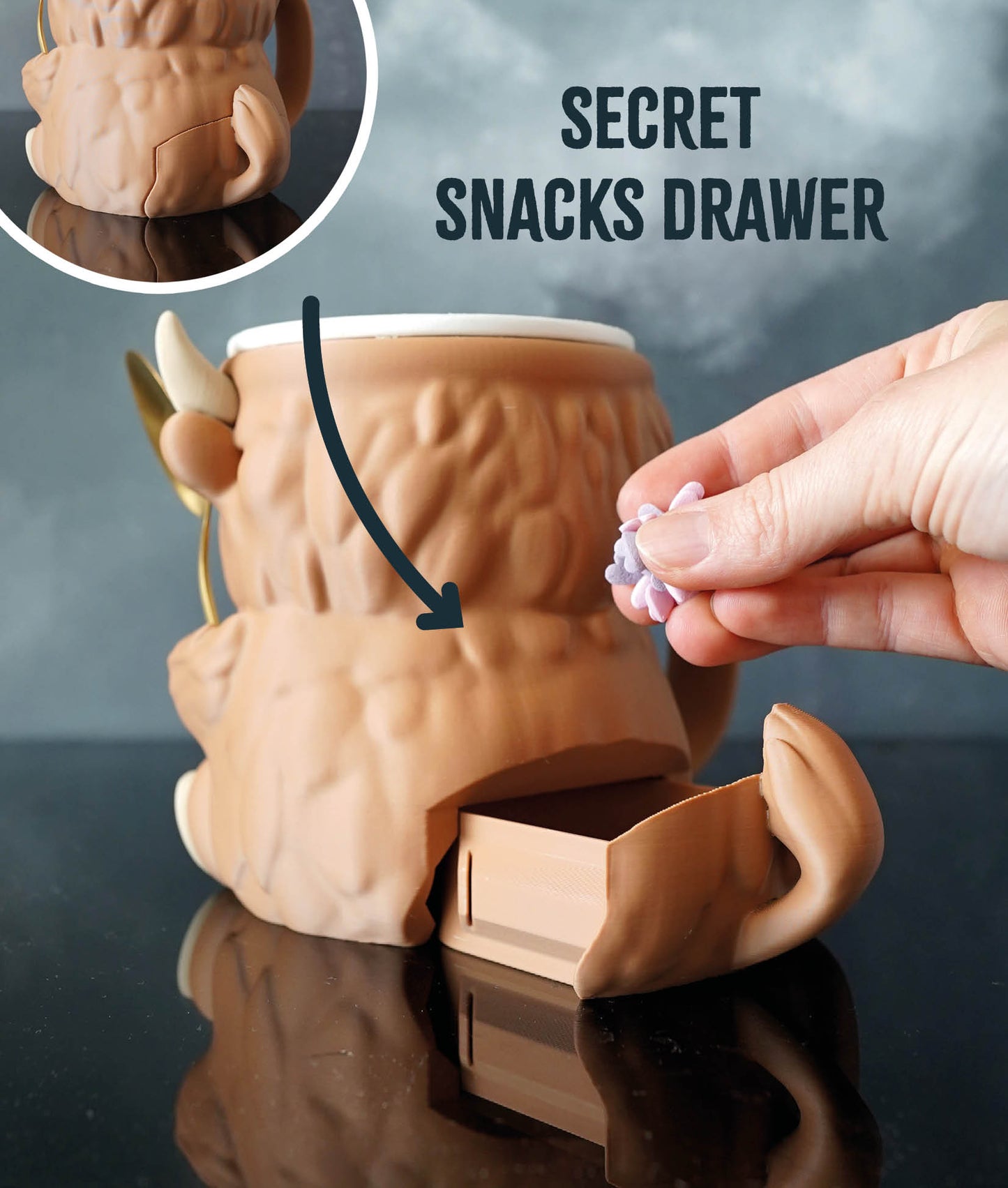 Ferdinand the Highland Cow Ice Cream Pint Holder