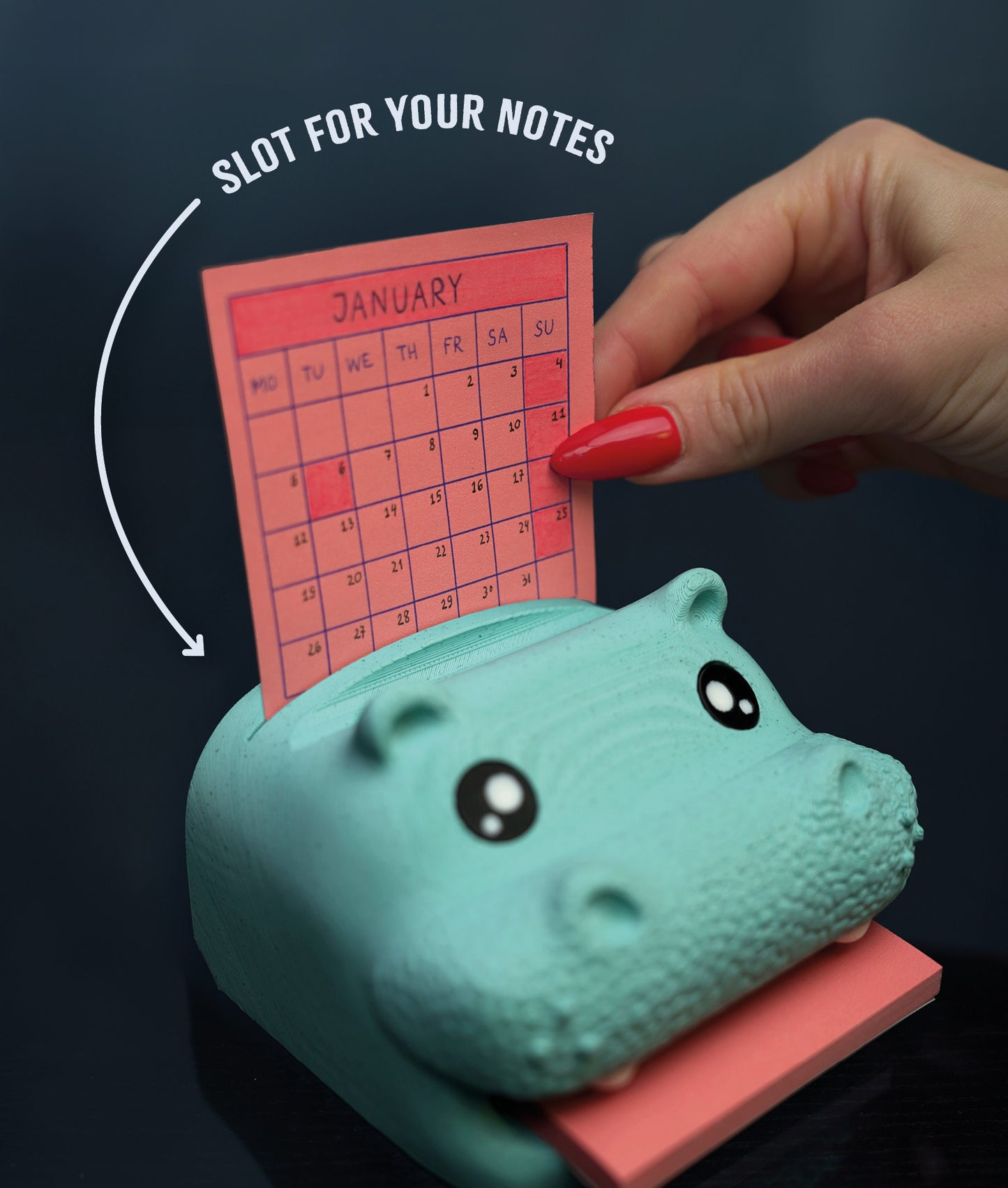 Hippo-Campus Desk Organizer