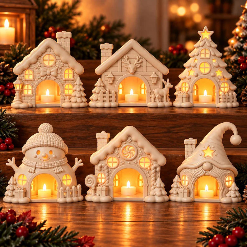Magical Christmas Village – 3D Printed LED Tealight Houses