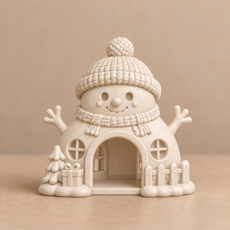 Magical Christmas Village – 3D Printed LED Tealight Houses