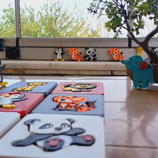 Animal Shape Matching Puzzle Set – Designed by Hobigecidi