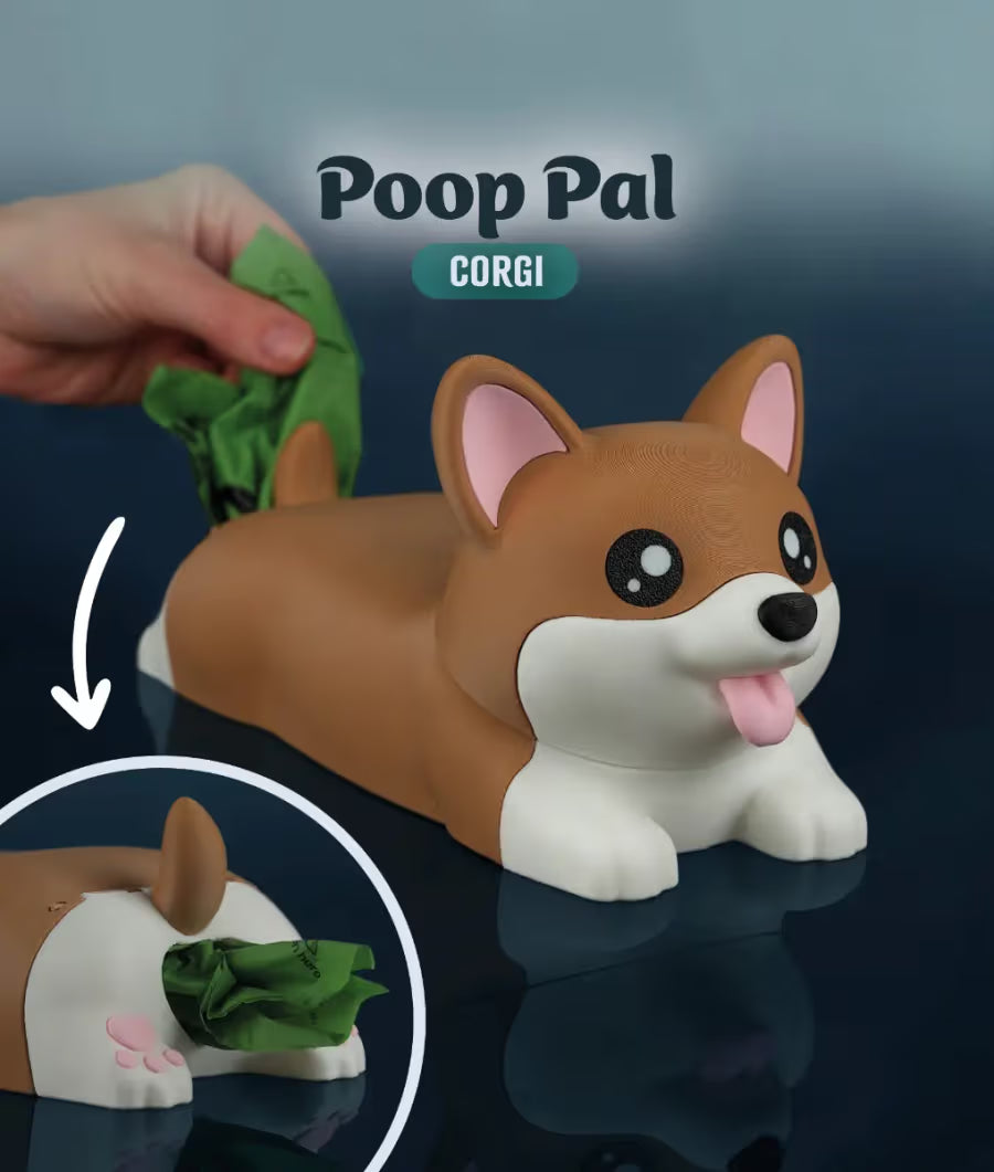 Poop Pal Corgi – Dog Waste Bag Dispenser