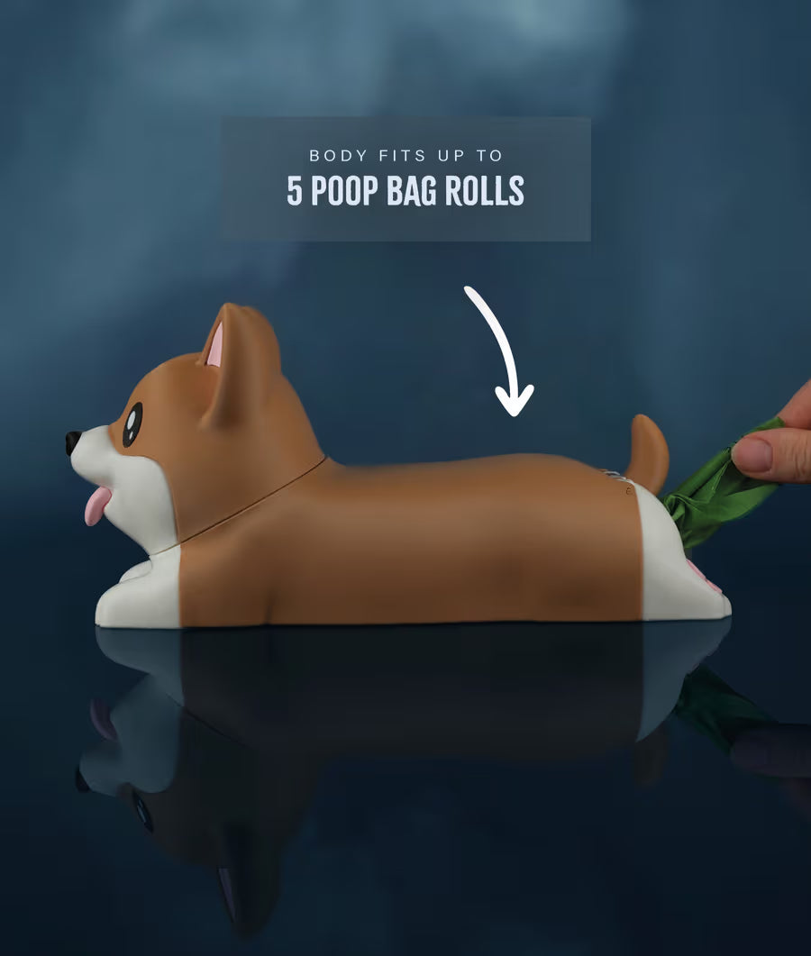 Poop Pal Corgi – Dog Waste Bag Dispenser