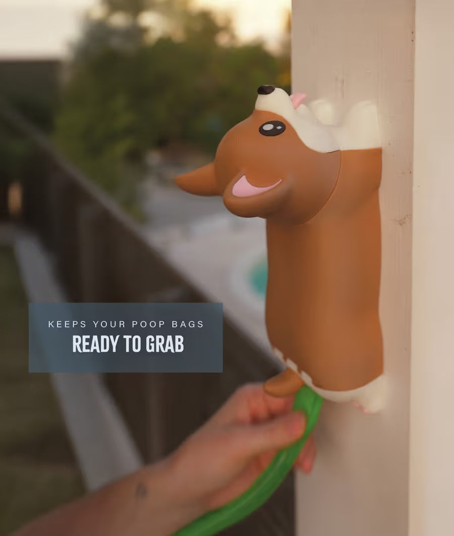 Poop Pal Corgi – Dog Waste Bag Dispenser