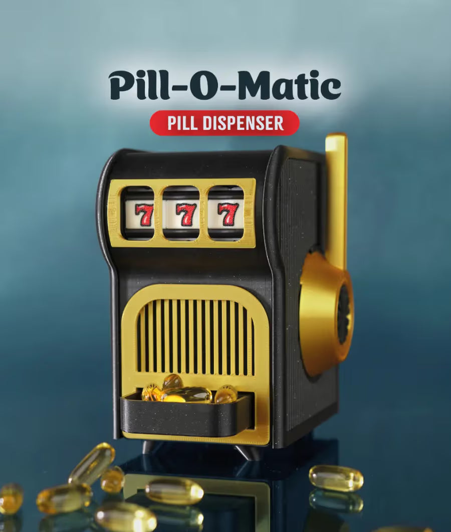 Pill-O-Matic™ – Slot Machine Pill Dispenser
