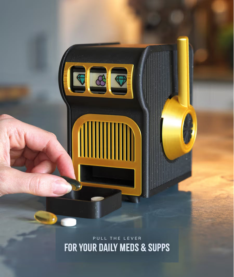 Pill-O-Matic™ – Slot Machine Pill Dispenser