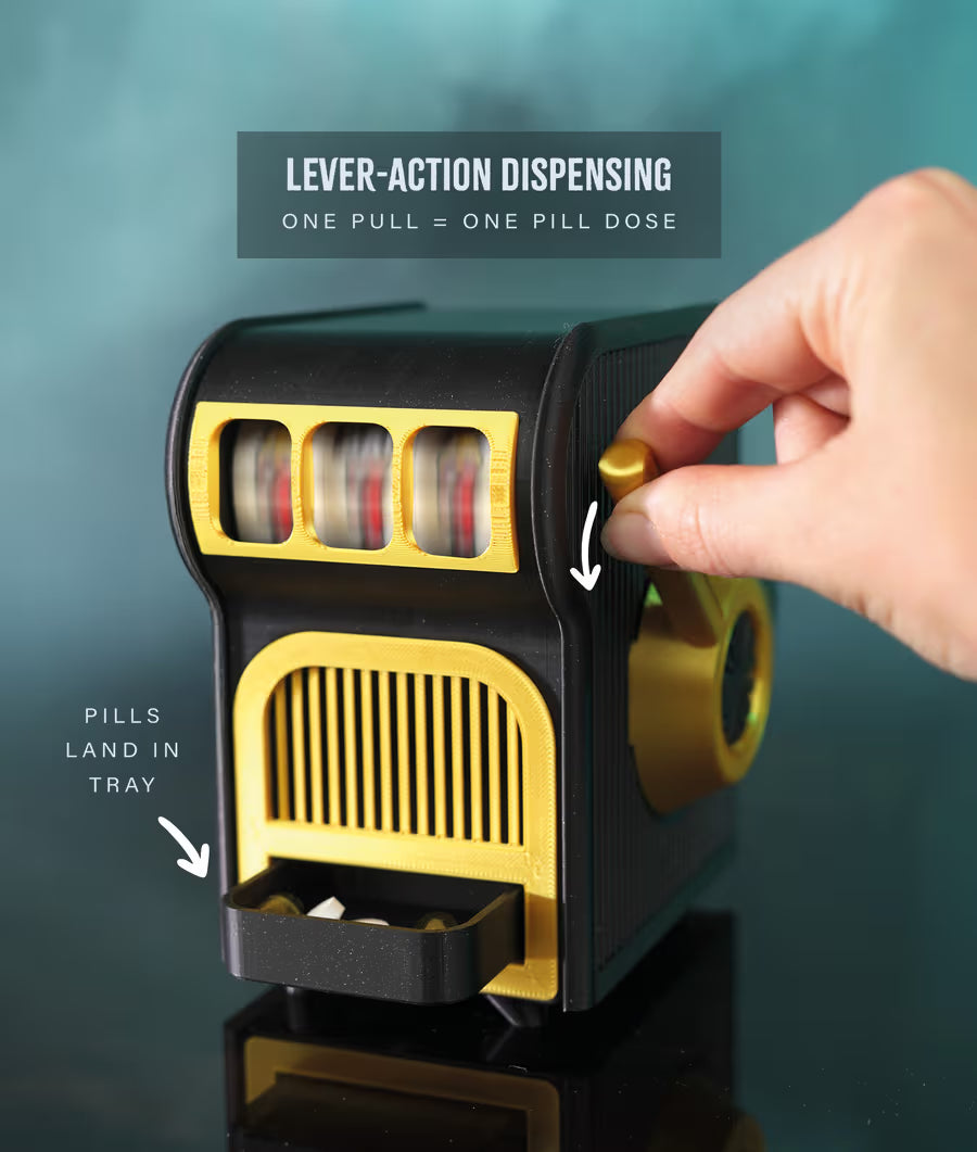Pill-O-Matic™ – Slot Machine Pill Dispenser